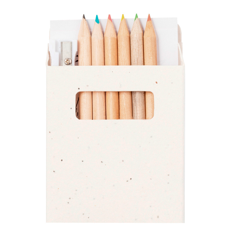 Samenpapierbox mit Stiften - Bild 4